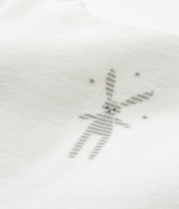 Babies' Velour Sleeping Bag white