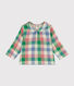 Babies' cotton gauze blouse
