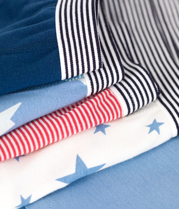 Children's printed cotton boxers - 5-Pack multicolor