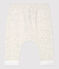 Babies' Marled Grey Organic Cotton Jersey Trousers MONTELIMAR CHINE beige