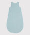 Babies' Stripy Ribbed Sleeping Bag MARSHMALLOW white/BRUME