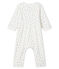 Footless Ribbed Bodyjama MARSHMALLOW white/MULTICO white