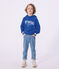 Children's cotton hoodie PERSE blue