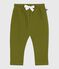 Babies' plain cotton trousers CEDAR