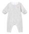 The Bodyjama baby mixed BELUGA grey/ECUME white