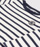 Baby's iconic sailor top MARSHMALLOW white/SMOKING blue