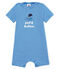 Baby boys' pinstriped Shortie RIYADH blue/MARSHMALLOW white