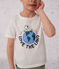 Unisex Short-Sleeved Cotton T-Shirt MARSHMALLOW white