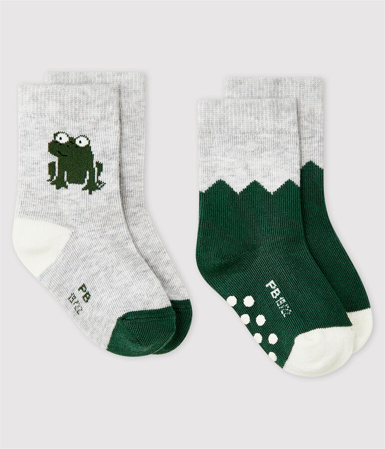 Baby Boys' Patterned Socks - 2-Pack multicolor