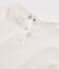 Girl's T-shirt with Peter Pan collar MARSHMALLOW white