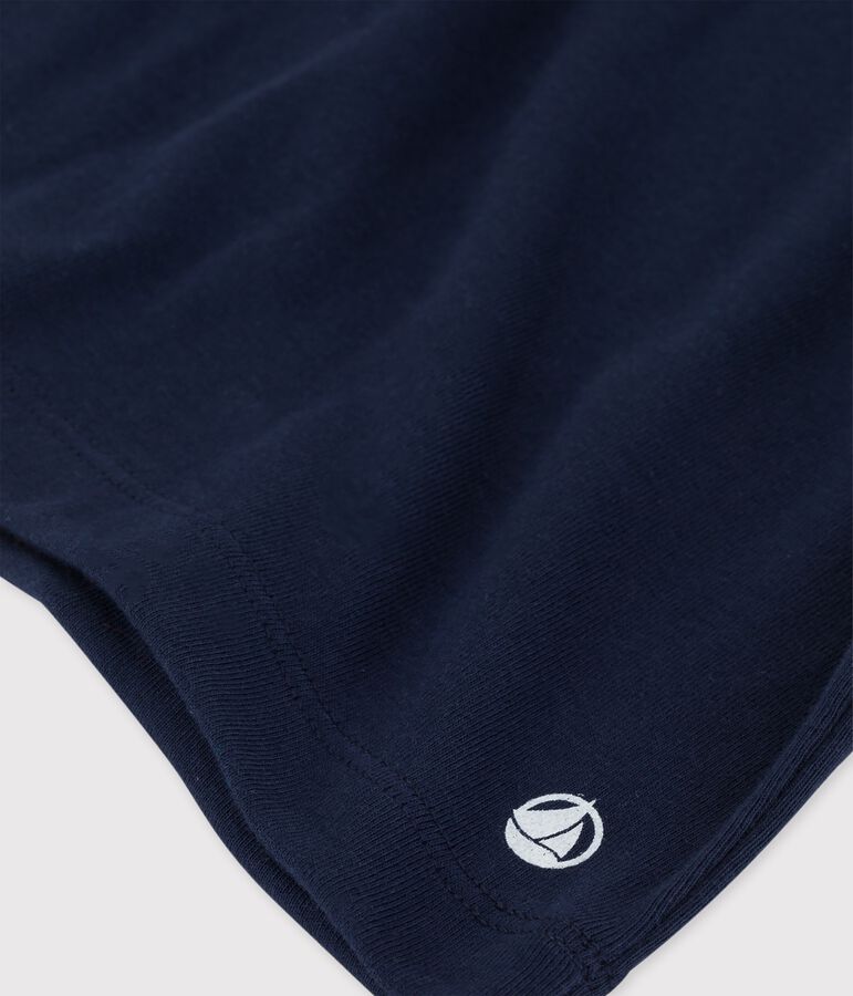 Children's Unisex Cotton Roll Neck blue