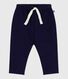 Babies' thick cotton trousers with a heart pattern