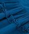Girls' short-sleeved cotton gauze dress INCOGNITO blue