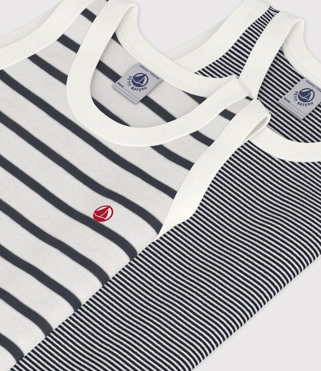 Boys' Striped Vests - 2-Pack multicolor