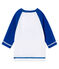 Unisex baby's sun protection t-shirt MARSHMALLOW white/RIYADH blue