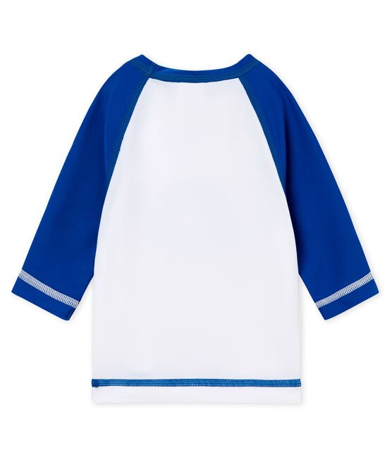 Unisex baby's sun protection t-shirt MARSHMALLOW white/RIYADH blue