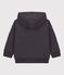 Boys' Zip-Up Hoodie Petit Boat DUMBO grey