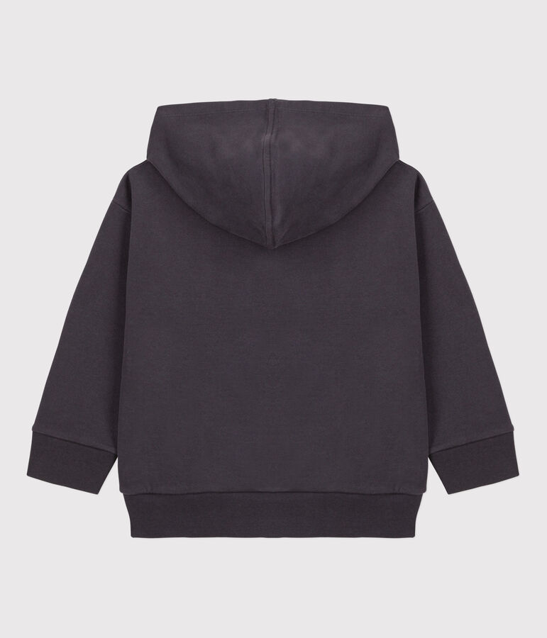 Boys' Zip-Up Hoodie Petit Boat grey