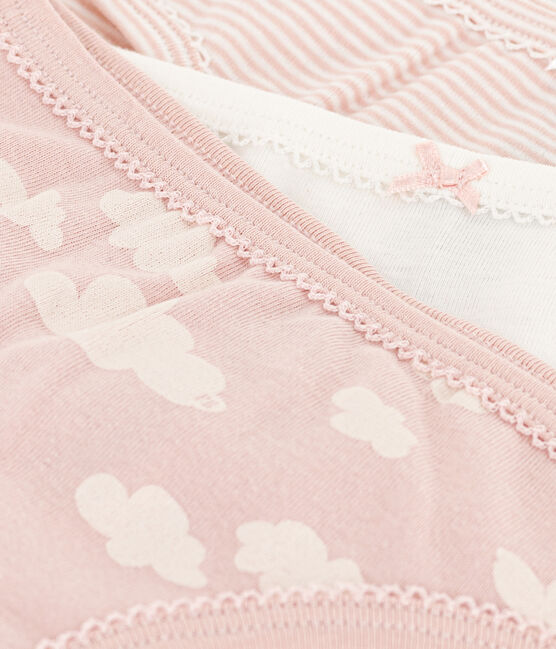 Girls' Cloud Patterned Cotton Briefs - 3-Pack variante 1