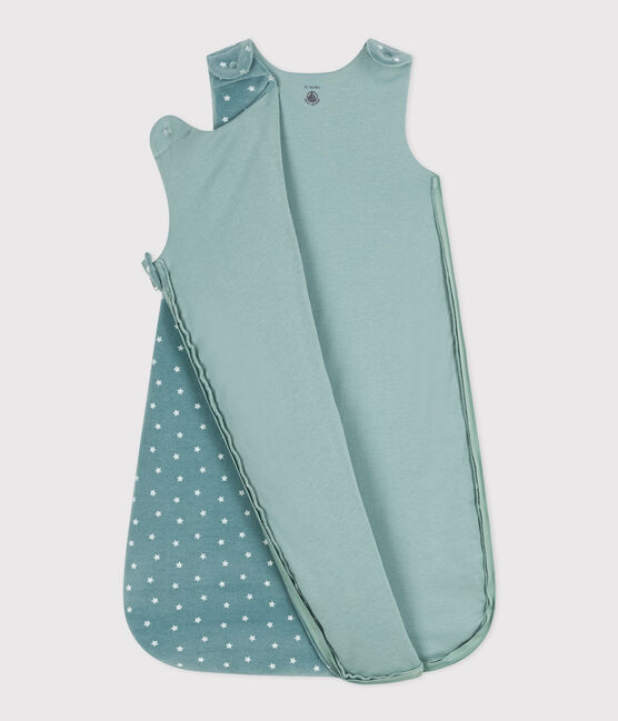Velour 2 TOG sleeping bag BRUT blue/MARSHMALLOW white