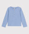 Children's Unisex Cotton T-Shirt SKY CHINE blue