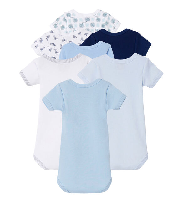 7-piece baby boy short sleeve surprise clutch variante 1