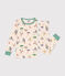 Children's multi-sports print cotton pyjamas AVALANCHE white/MULTICO