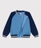 Children's varsity-style jacket in plain cotton ALASKA /MEDIEVAL