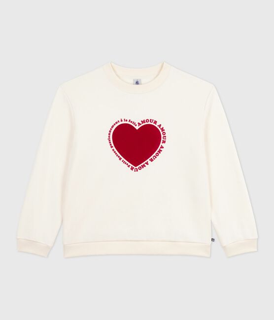 Women's cotton sweatshirt MILK Ecru