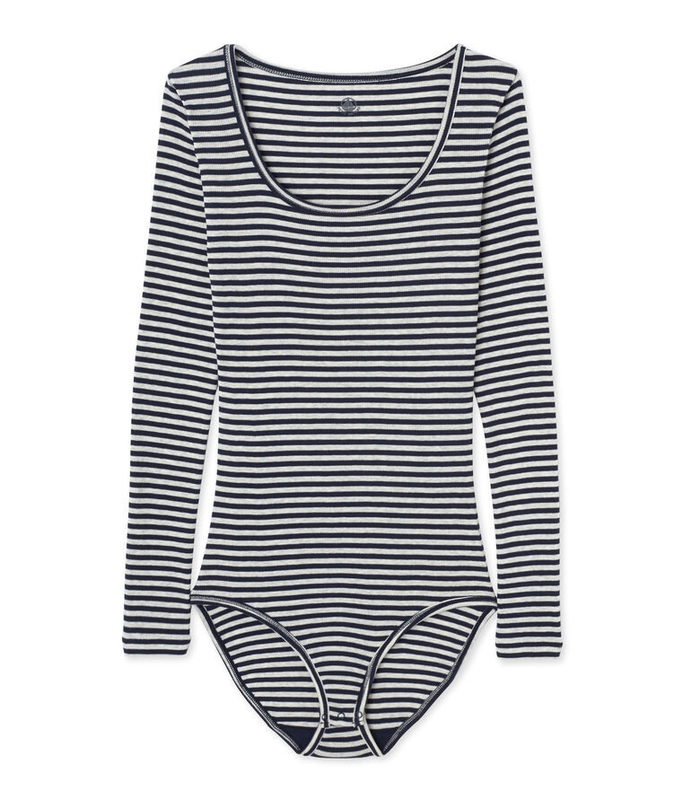 Women's Colette bodysuit blue/grey