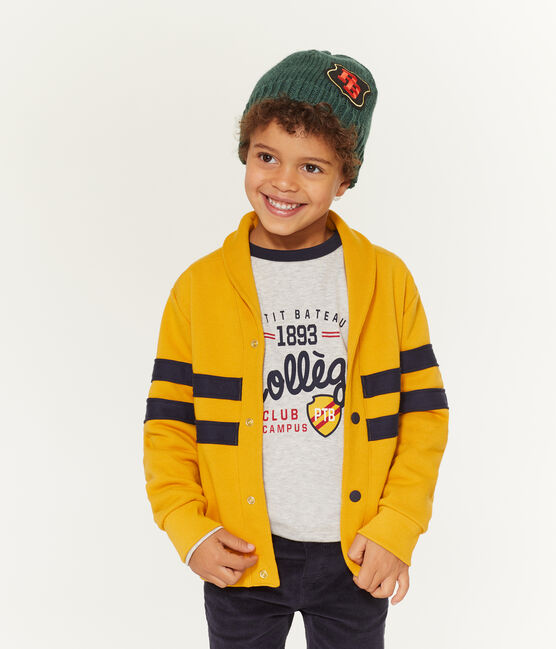 Boys' Cardigan BOUDOR yellow