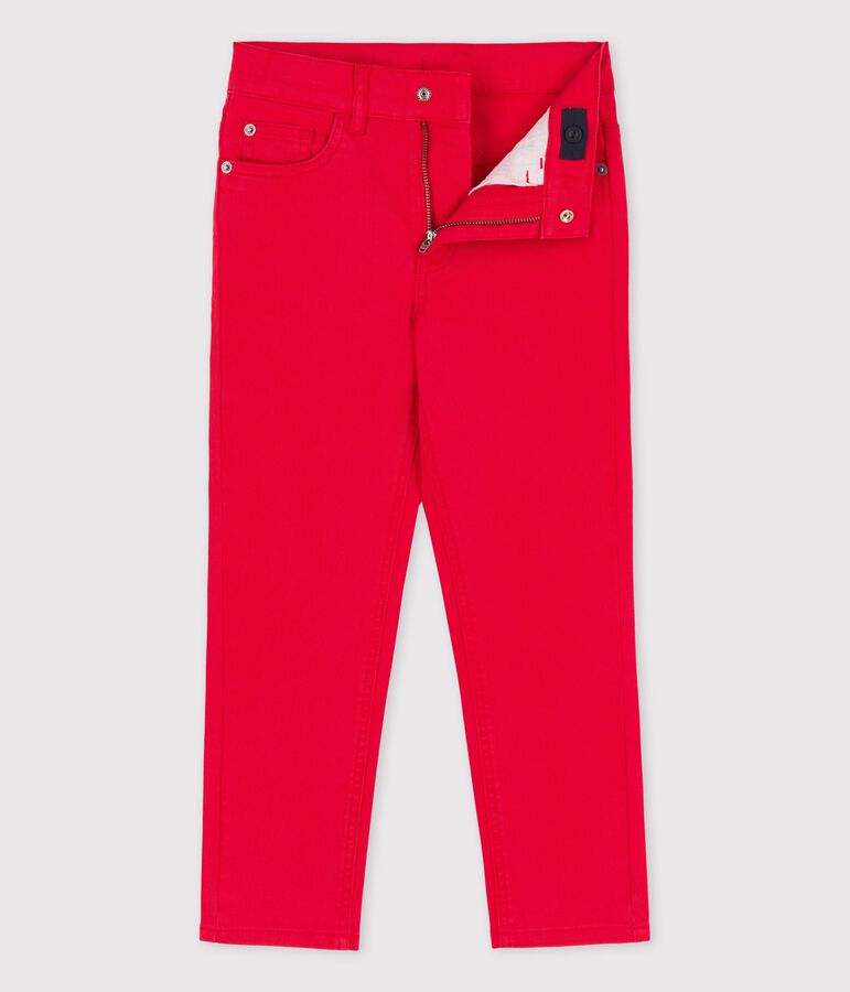 Unisex Denim Trousers PEPS red