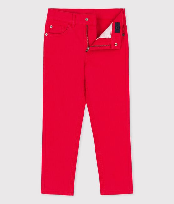 Unisex Denim Trousers PEPS red
