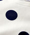 Unisex Graphic Print Organic Cotton Pyjamas MARSHMALLOW white/MEDIEVAL blue