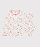 Girls' Paris Print Organic Cotton Pyjamas MARSHMALLOW white/MULTICO white
