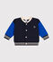 Babies' fleece varsity-style jacket SMOKING /CALVIN