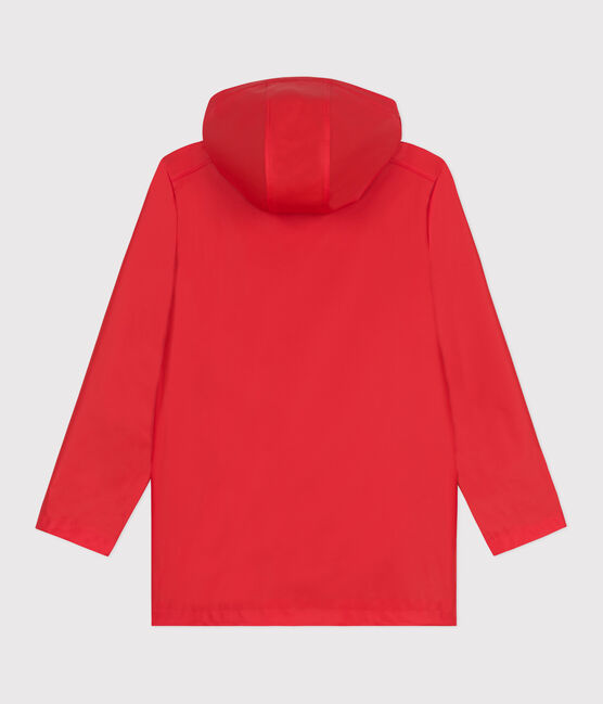 Iconic raincoat for men or women SPICY red