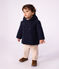 Babies' pea coat in plain woollen broadcloth SMOKING
