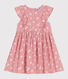 Children's sleeveless floral cotton dress