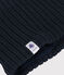 Babies' Knit Snood with Recycled Fleece Lining SMOKING blue