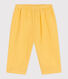 Babies' plain cotton gauze trousers