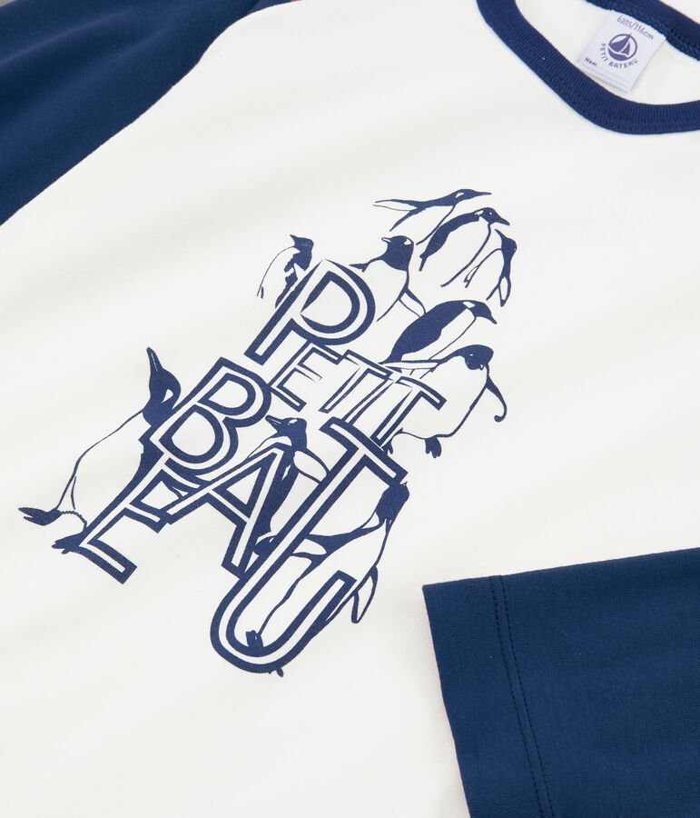 Boys' Ribbed Pyjamas grey/multicolor