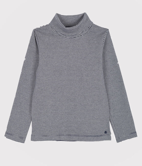 Boys' /Girl's Undershirt SMOKING blue/MARSHMALLOW white