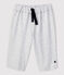 Boys' Cotton Bermuda Shorts POUSSIERE CHINE grey