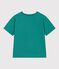 Children's short-sleeved cotton T-shirt green