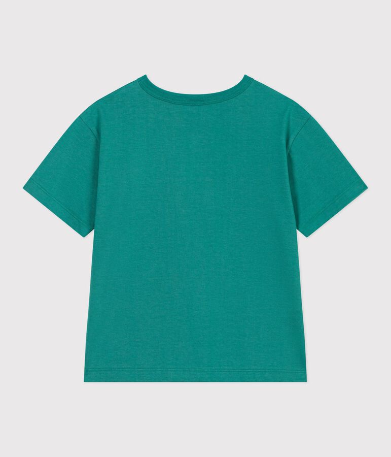 Children's short-sleeved cotton T-shirt green
