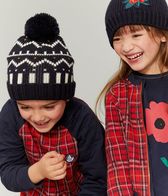 Boys' Woolly Hat SMOKING blue