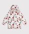 Children's floral pattern puffer jacket Ecru/multicolor