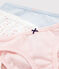 Girls' Multicoloured Spotted Organic Cotton Briefs - 3-Pack variante 1