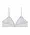 Girl's padded triangle bra POUSSIERE CHINE grey
